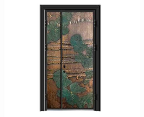 Aluminum exterior front door 9088