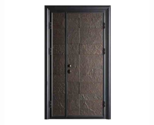 Aluminum exterior front door 9096