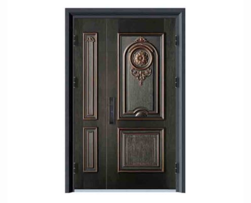 Aluminum exterior front door 9097