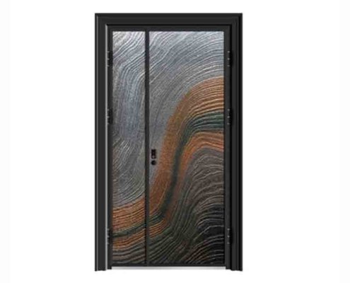 Aluminum exterior front door 9095