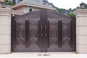 iron steel gate for villa