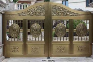 iron steel gate for mansion