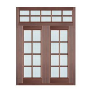 simple style of a window made of iron