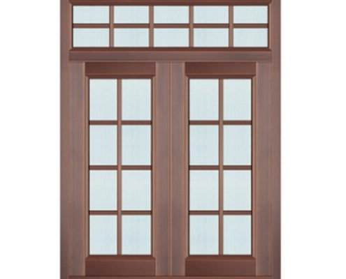 simple style of a window made of iron